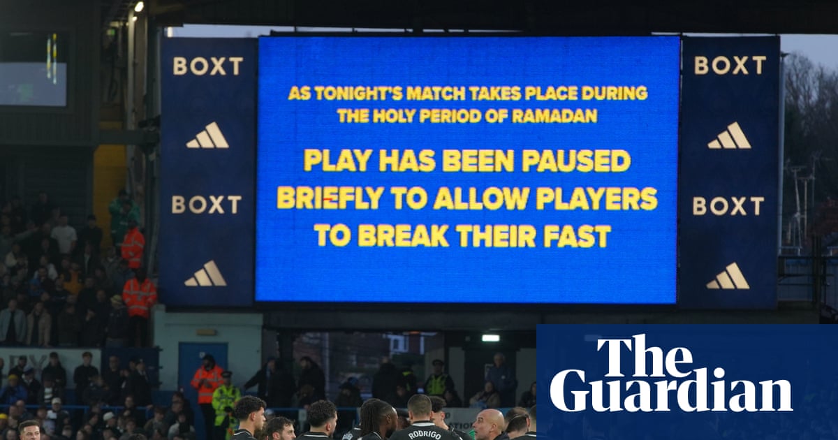 Pep Guardiola condemns fans who booed as Muslim players broke Ramadan fast at Leeds – The Guardian